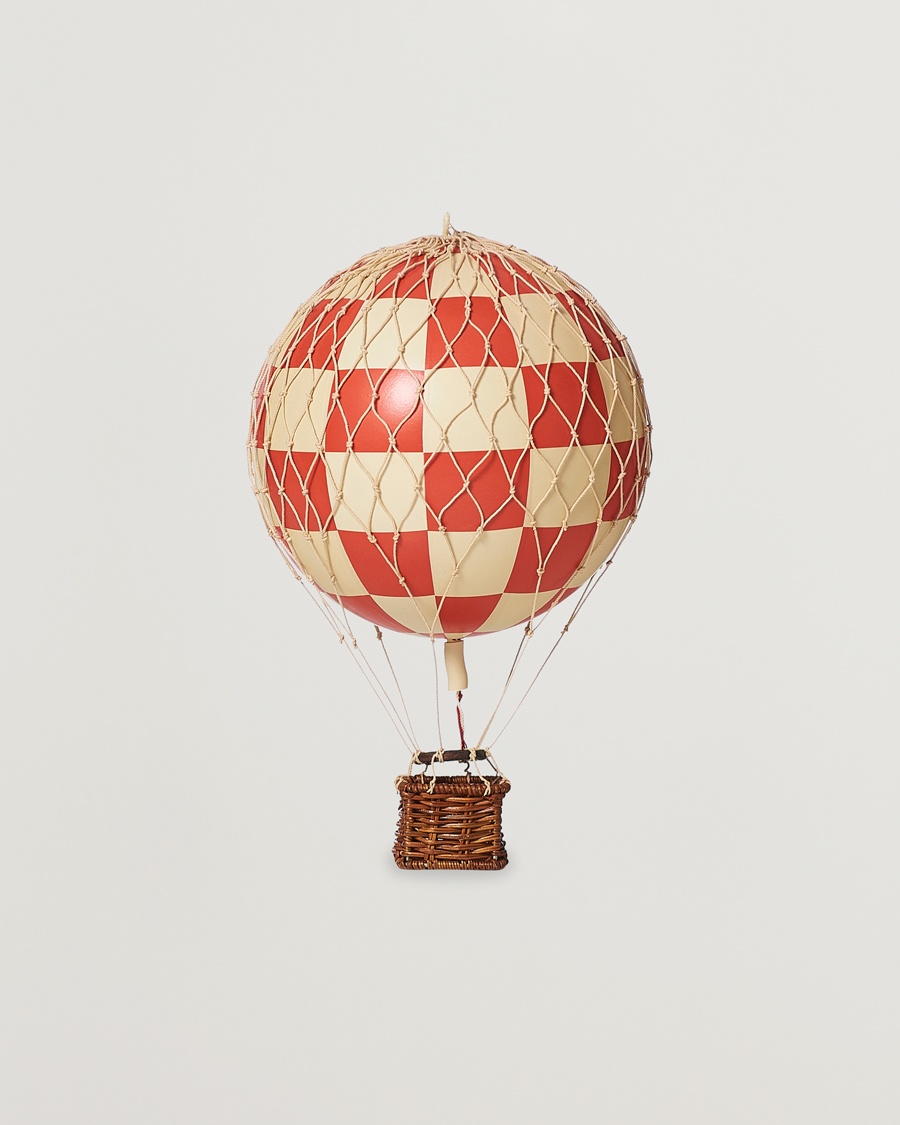 Authentic Models Travels Light Balloon Check Red – Rood