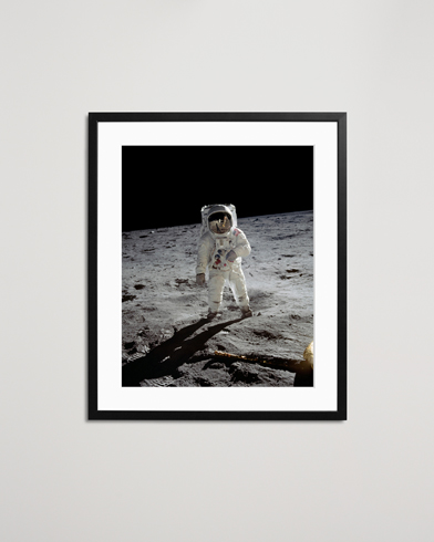 Heren | Sonic Editions | Sonic Editions | Framed Buzz Aldrin On The Moon 