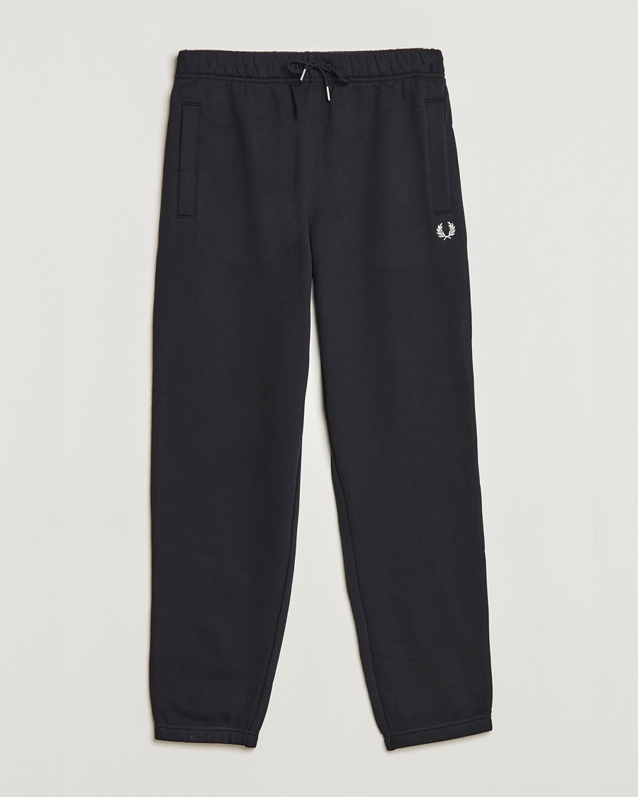 Fred Perry Loopback Sweatpants Black – Zwart
