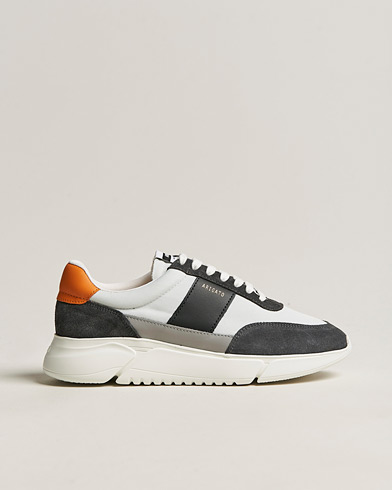 Heren | Sale | Axel Arigato | Genesis Vintage Runner Sneaker Light Grey/Black/Orange