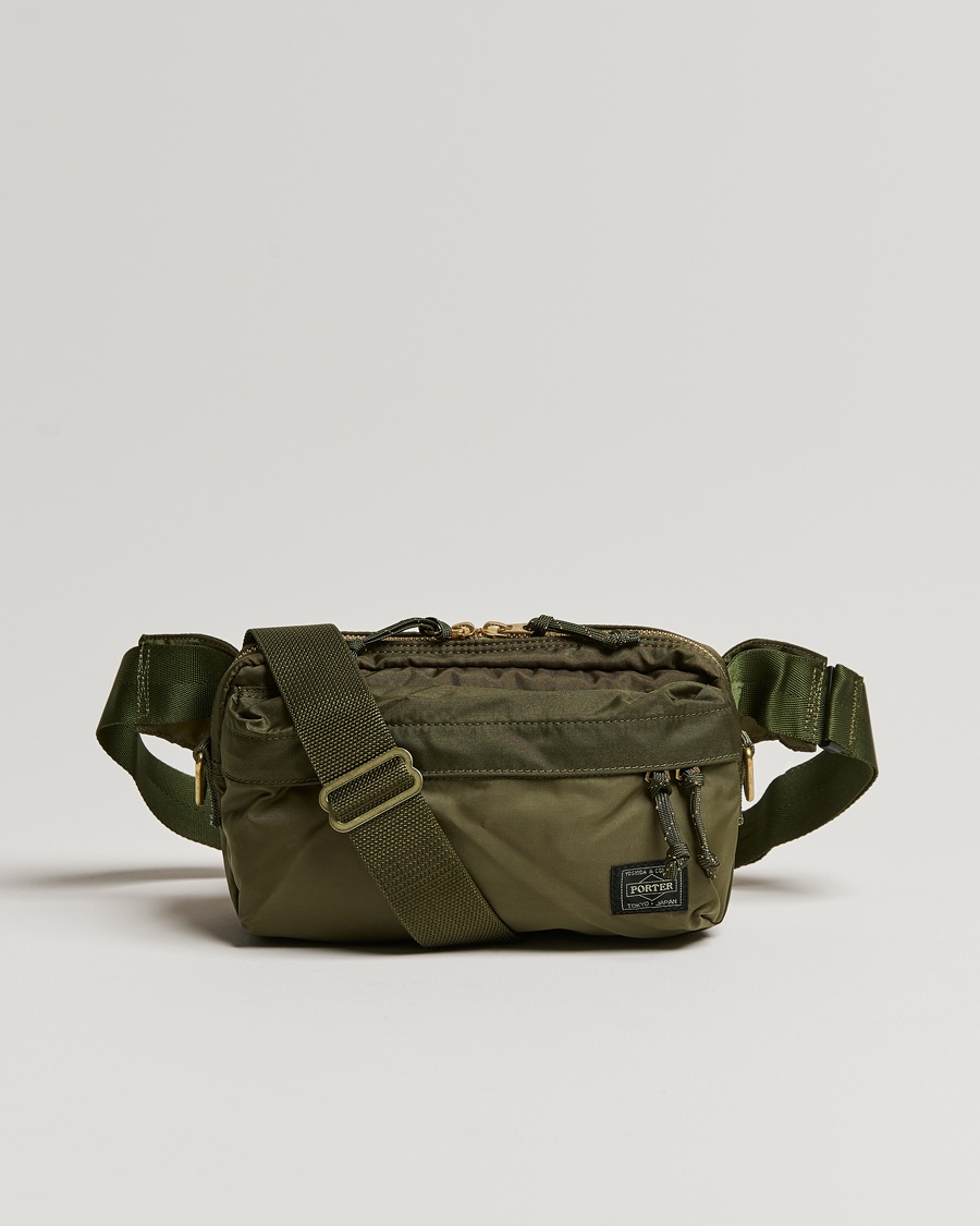 Porter-Yoshida & Co. Force Waist Bag Olive Drab – Groen