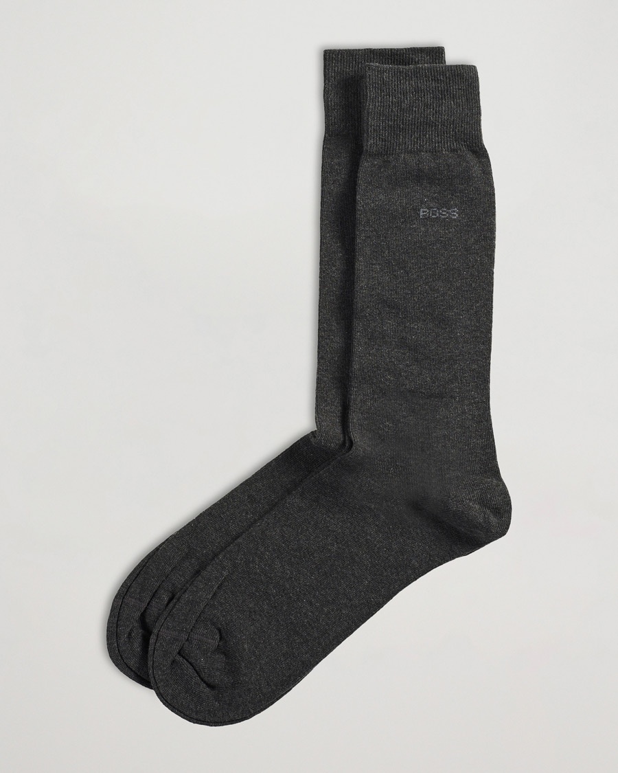 BOSS BLACK 2-Pack RS Uni Socks Grey – Grijs
