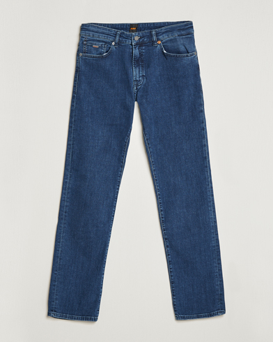 Heren |  | BOSS ORANGE | Maine Regular Fit Super Stretch Jeans Lagoon Blue