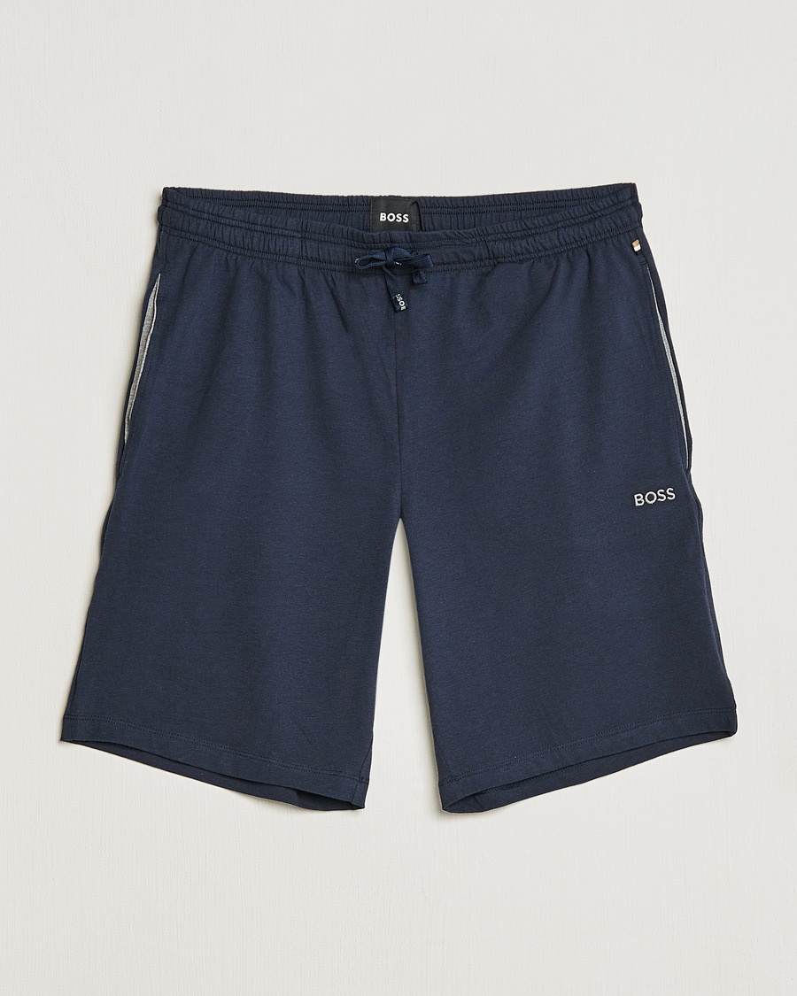 BOSS BLACK Mix & Match Sweatshorts Dark Blue – Blauw