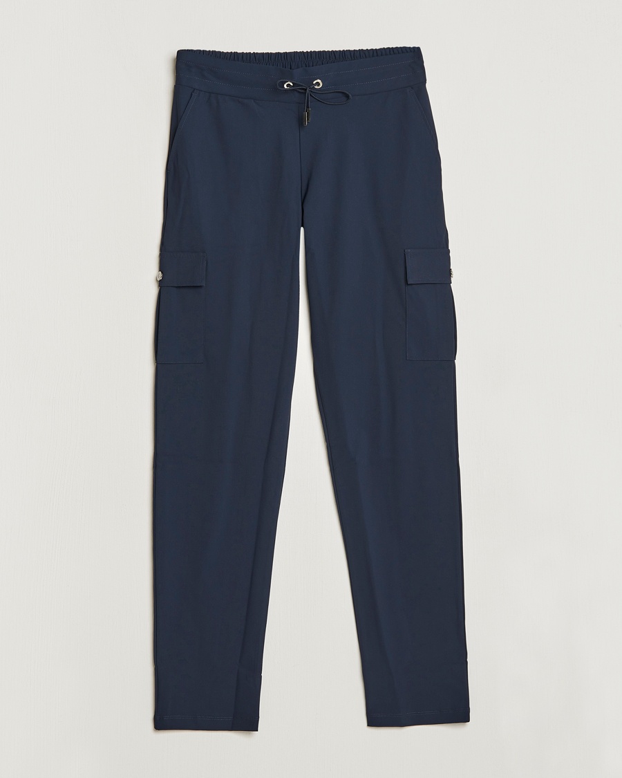 Heren | Stenströms | Stenströms | Active Jersey Leisure Cargo Pants Navy