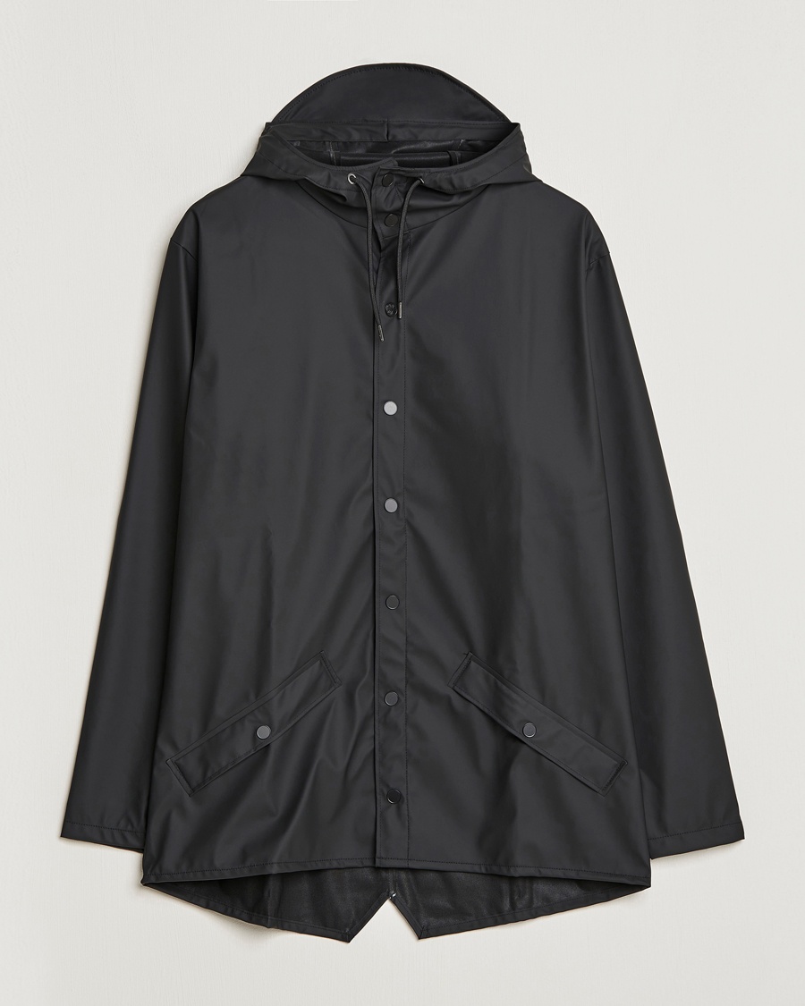 RAINS Jacket Black – Zwart