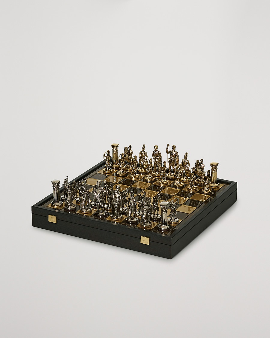 Heren | Connaisseur | Manopoulos | Archers Chess Set Brown