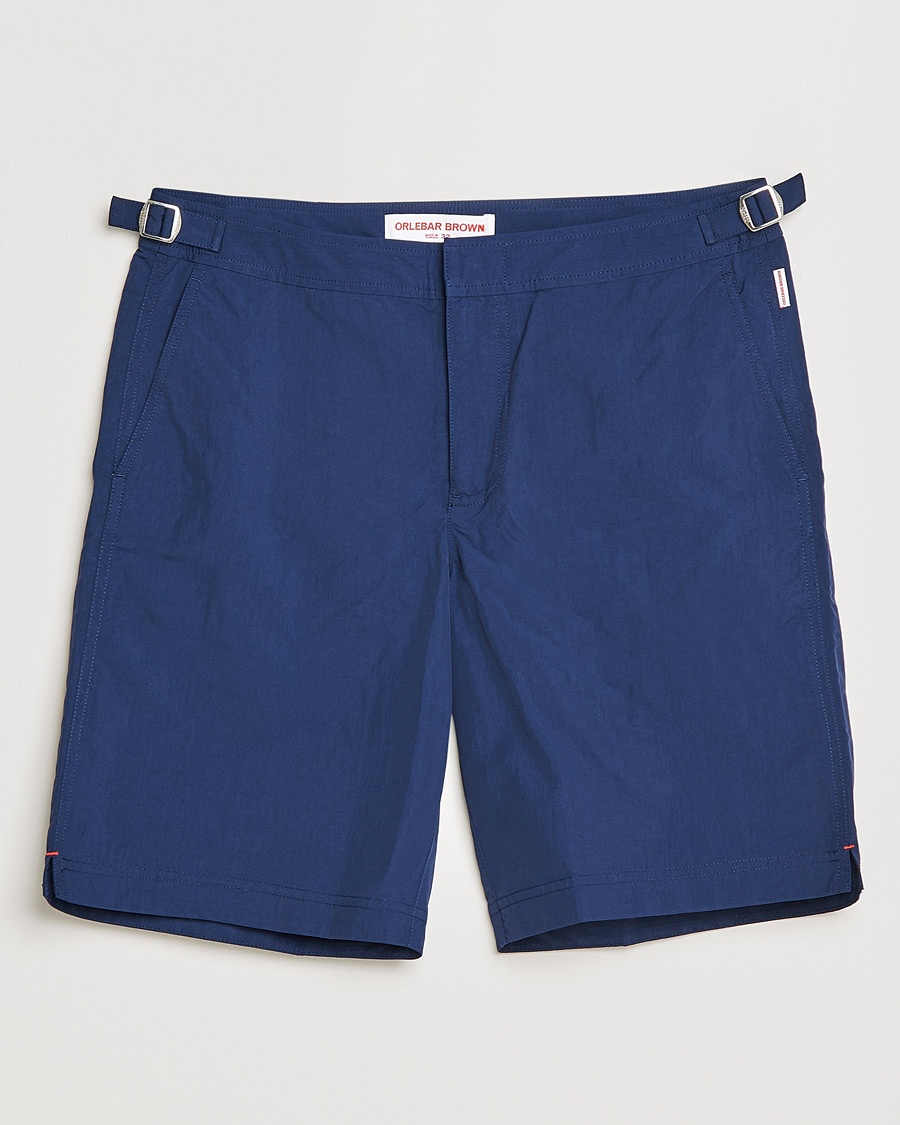 Orlebar Brown Dane III Long Leg Swim Shorts Navy – Blauw