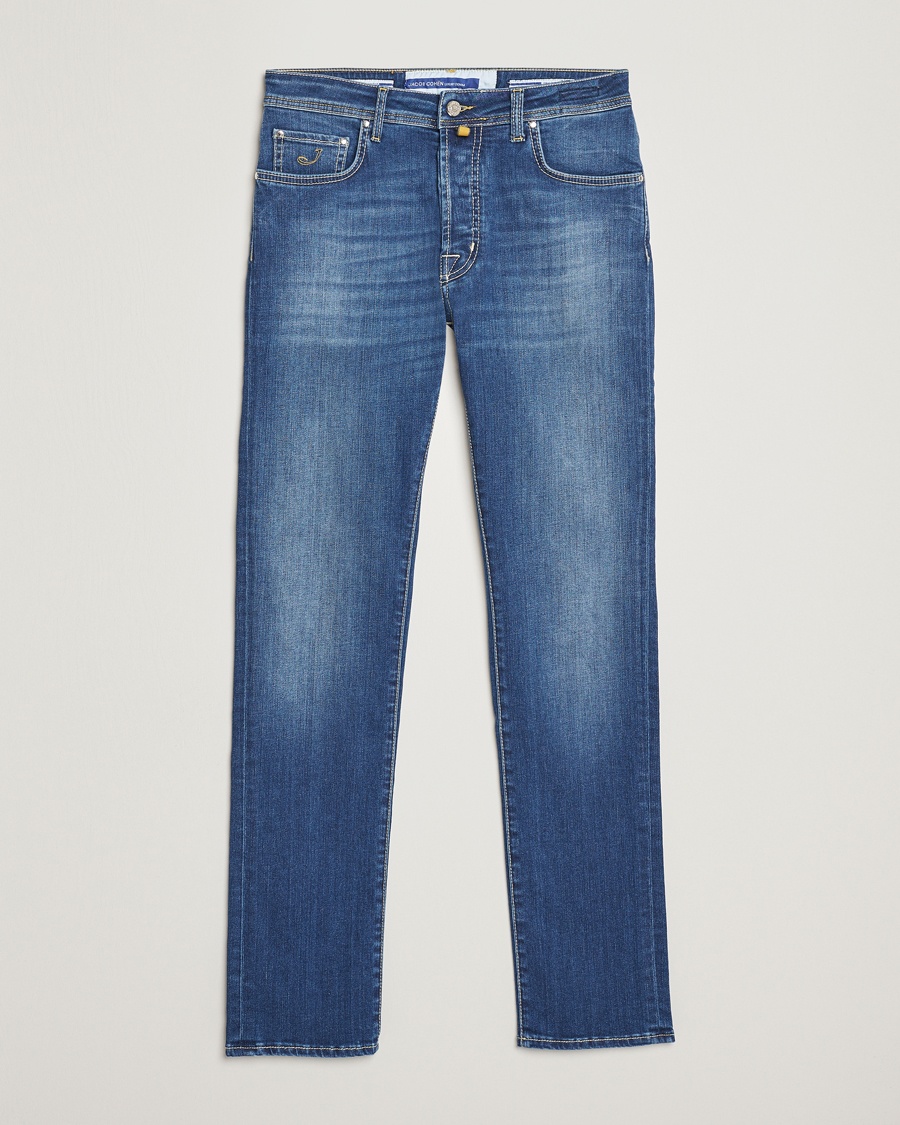 Heren | | Jacob Cohën | Bard 688 Slim Fit Stretch Jeans Stone Wash