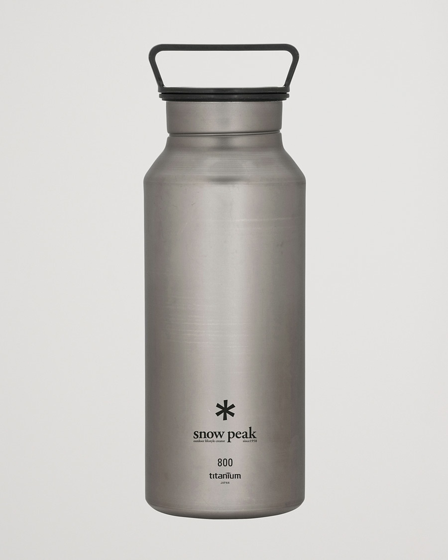 Snow Peak Aurora Bottle 800 Titanium – Zilver