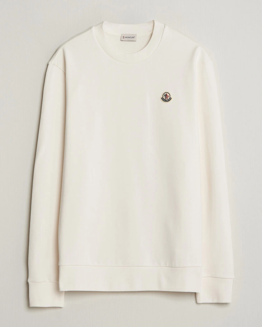 Moncler Logo Sweatshirt White – Wit