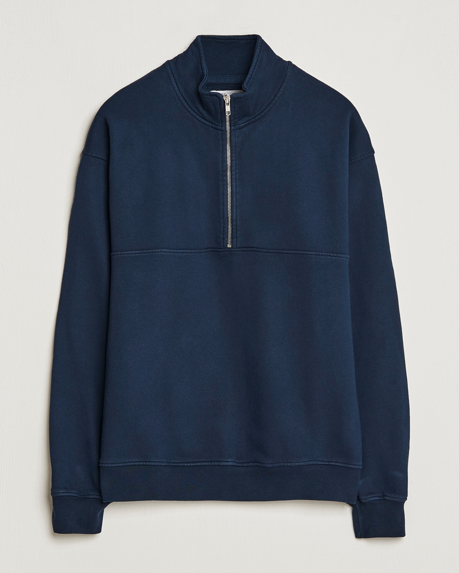 Heren | | Colorful Standard | Classic Organic Half-Zip Navy Blue