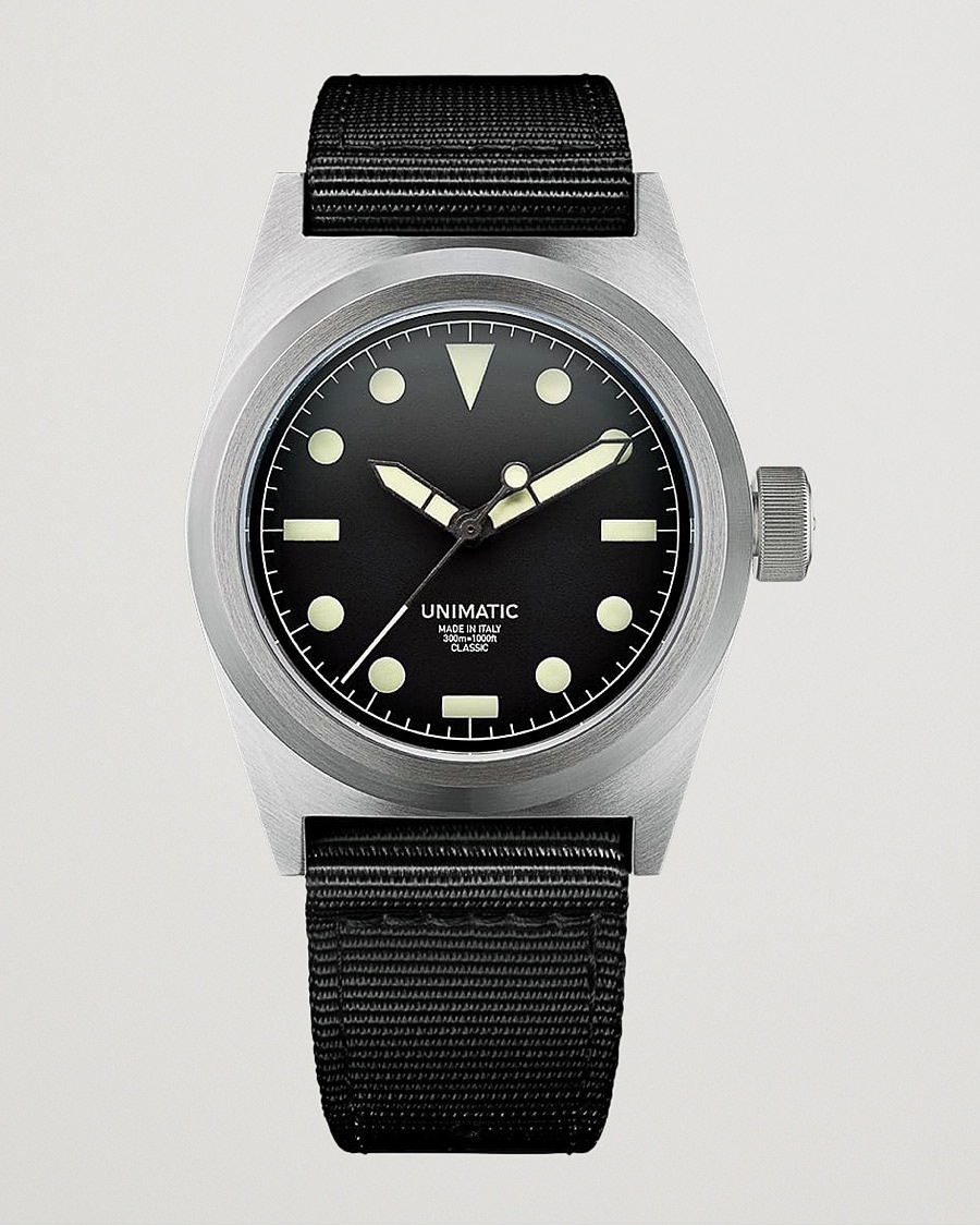 UNIMATIC Modello Due Field Watch – Zwart