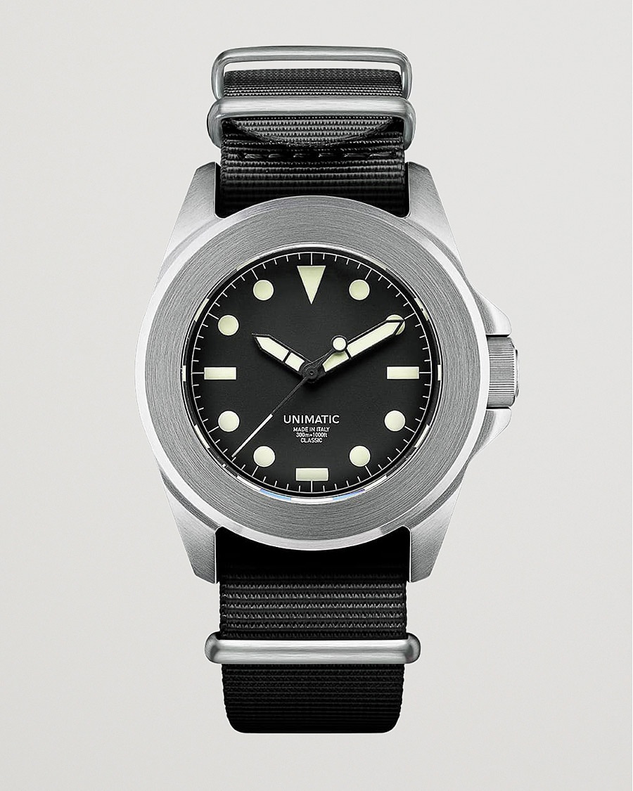 UNIMATIC Modello Quattro Military Watch – Zwart