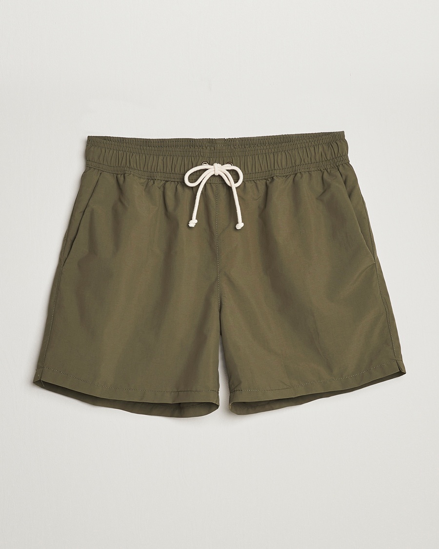 Ripa Ripa Plain Swimshorts Olive Green – Groen