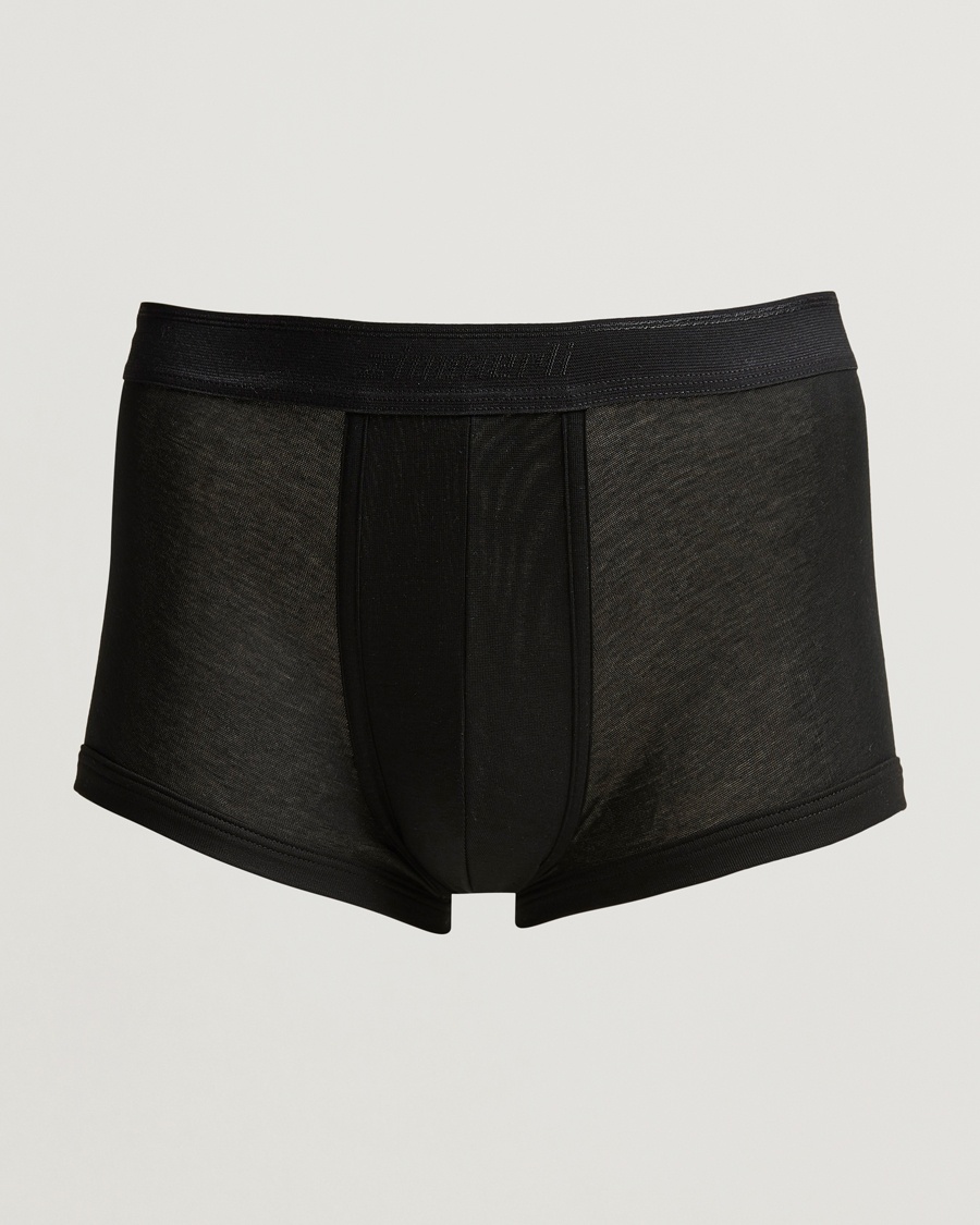 Zimmerli of Switzerland Mercerized Cotton Boxer Briefs Black – Zwart