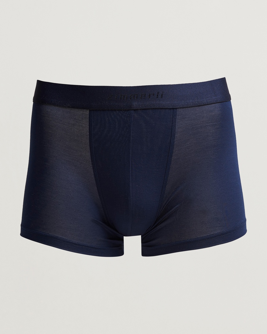 Zimmerli of Switzerland Micro Modal Boxer Briefs Navy – Blauw