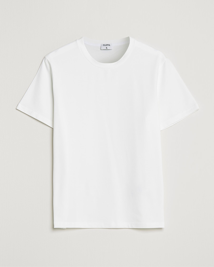 Filippa K Stretch Cotton Tee White – Wit