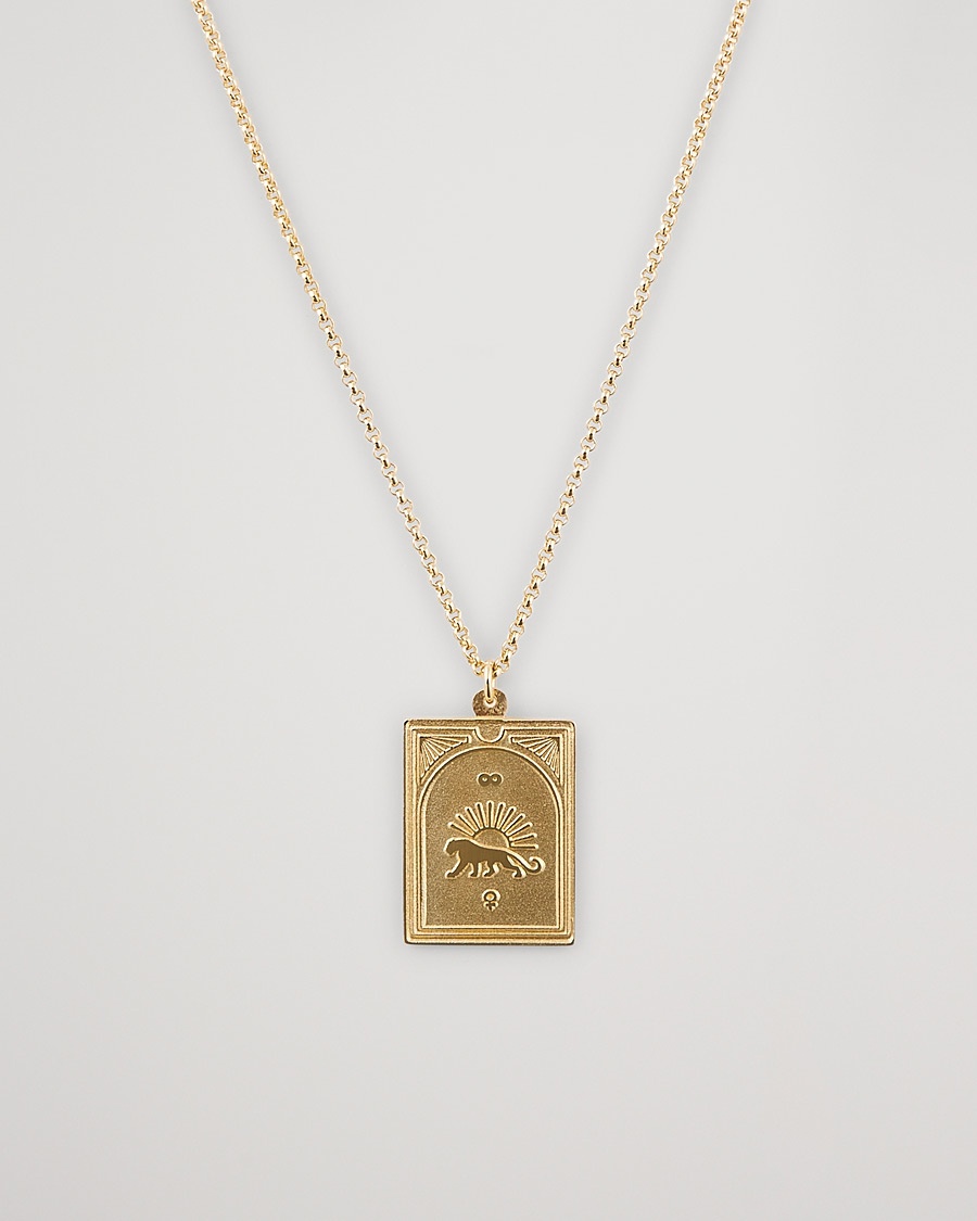 Tom Wood Tarot Strength Pendant Necklace Gold – Goud