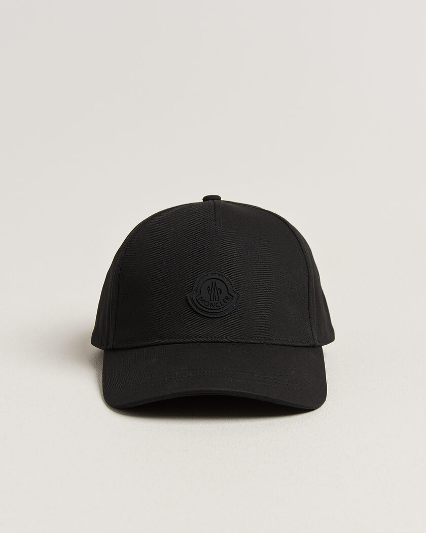 Moncler Tonal Logo Cap Black – Zwart