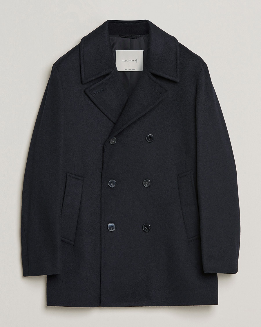 Mackintosh Dalton Wool/Cashmere Peacoat Black – Zwart