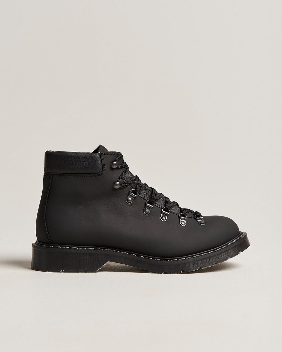 Solovair Urban Hiker Boot Black Waxy – Zwart