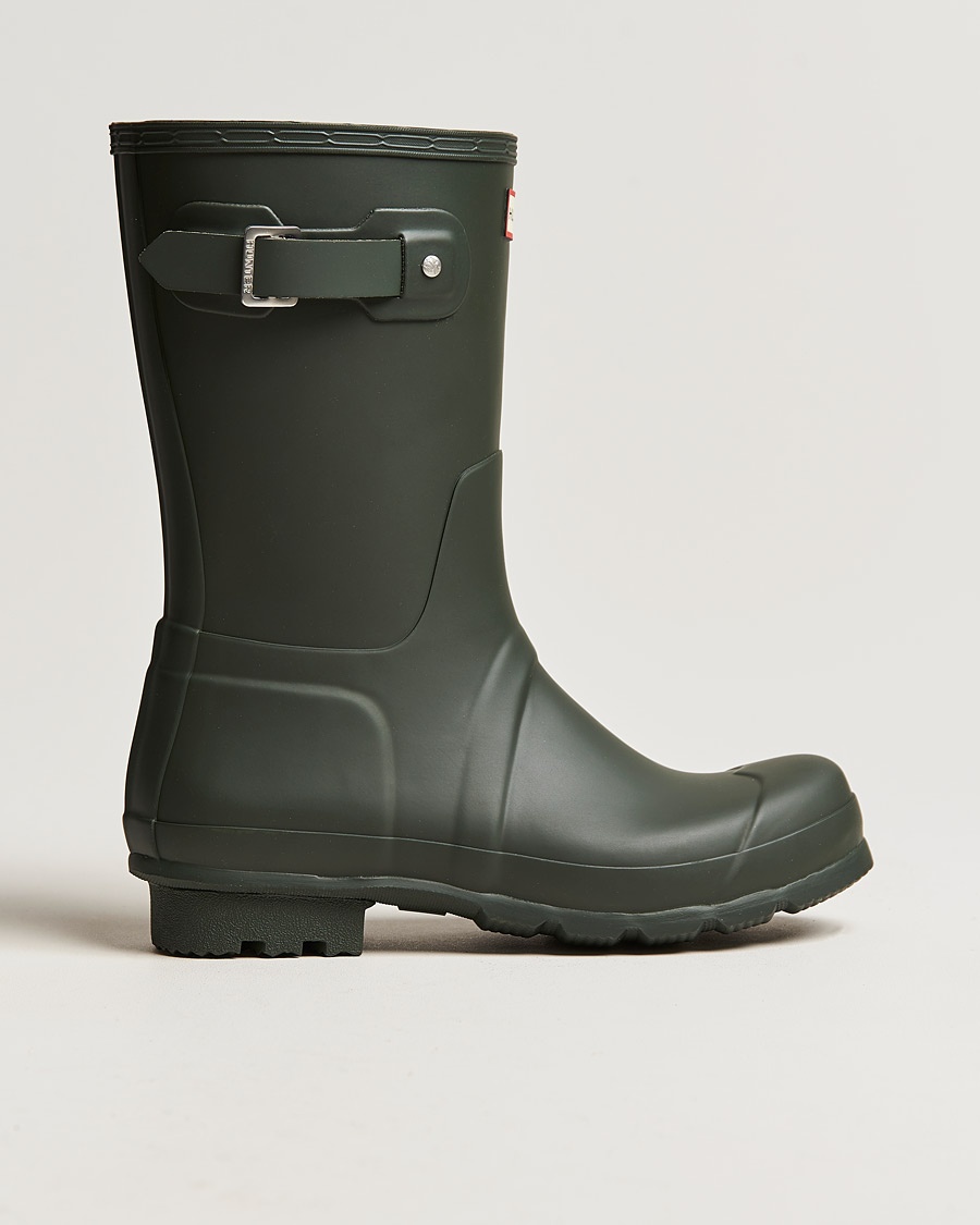 Hunter Boots Original Short Boot Dark Olive – Groen
