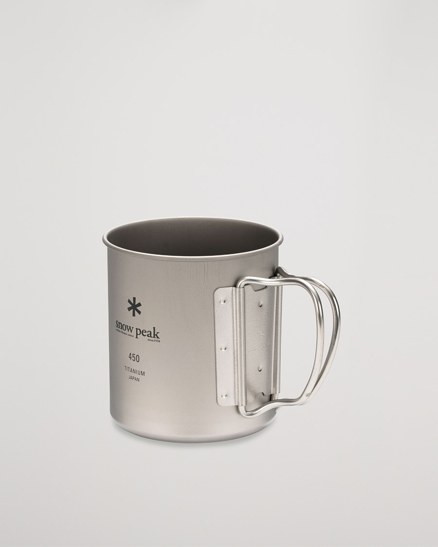 Snow Peak Single Wall Mug 450 Titanium – Zilver