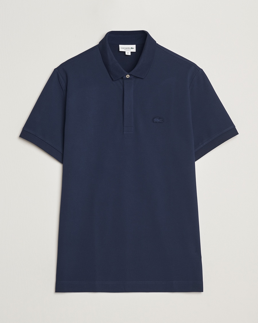 Lacoste Paris Polo Piké Navy Blue – Blauw