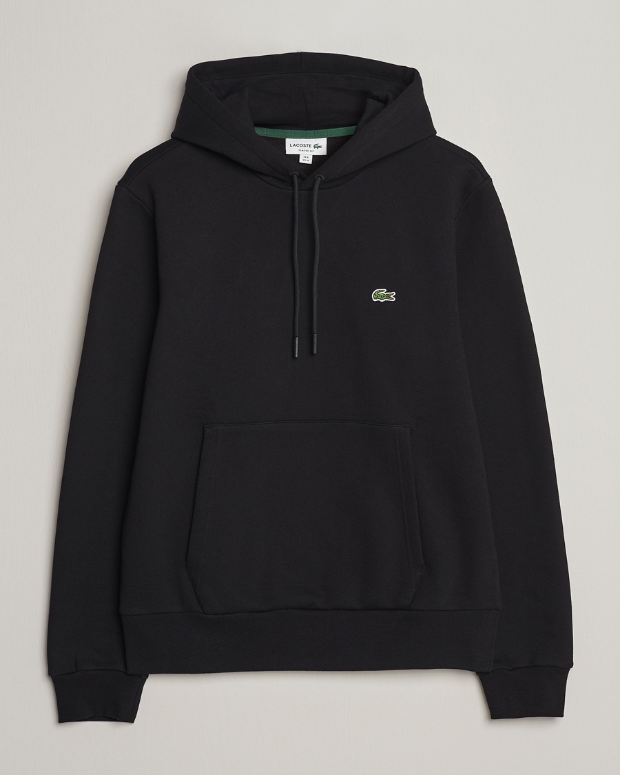 Lacoste Hoodie Black – Zwart