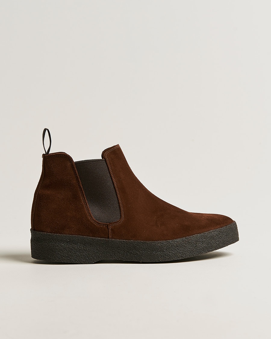 Heren | Zwarte laarzen | Sanders | Adam Chelsea Boot Polo Snuff Suede
