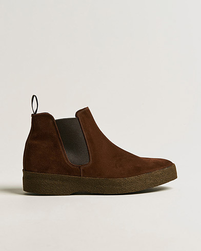 Sanders Adam Chelsea Boot Polo Snuff Suede – Zwart