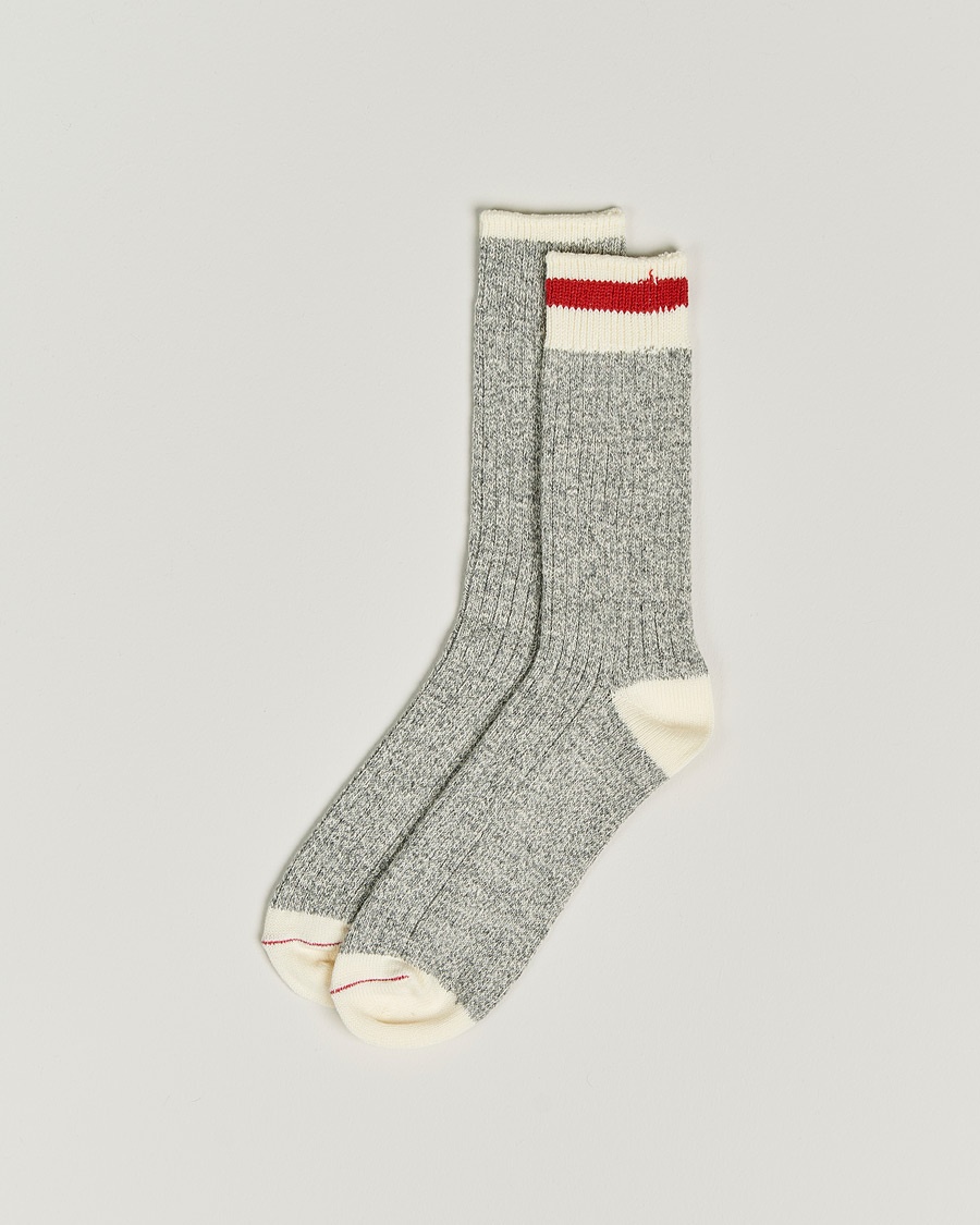 BEAMS PLUS BEAMS PLUSRag SocksGrey/Red – Grijs