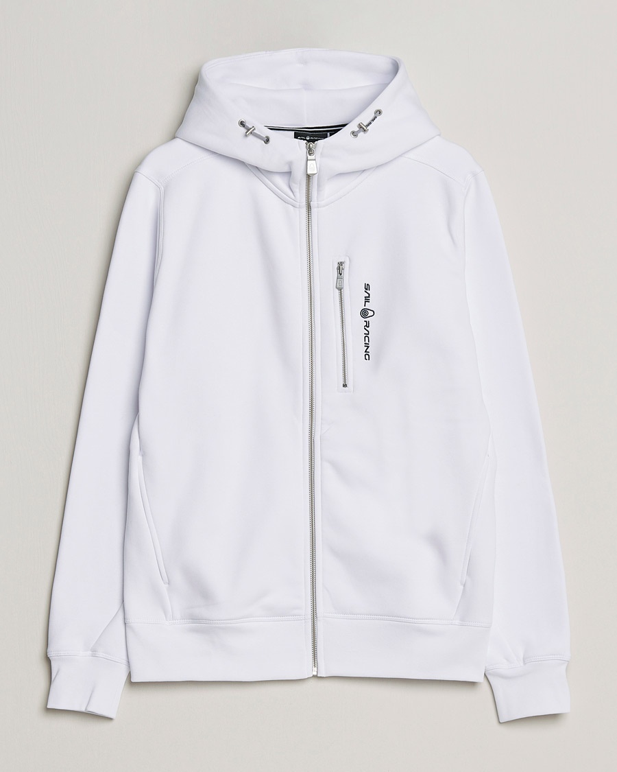 Sail Racing Bowman Full Zip Hoodie White – Wit