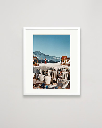 Heren |  | Sonic Editions | Framed Sankt Moritz Mountain Hotel 