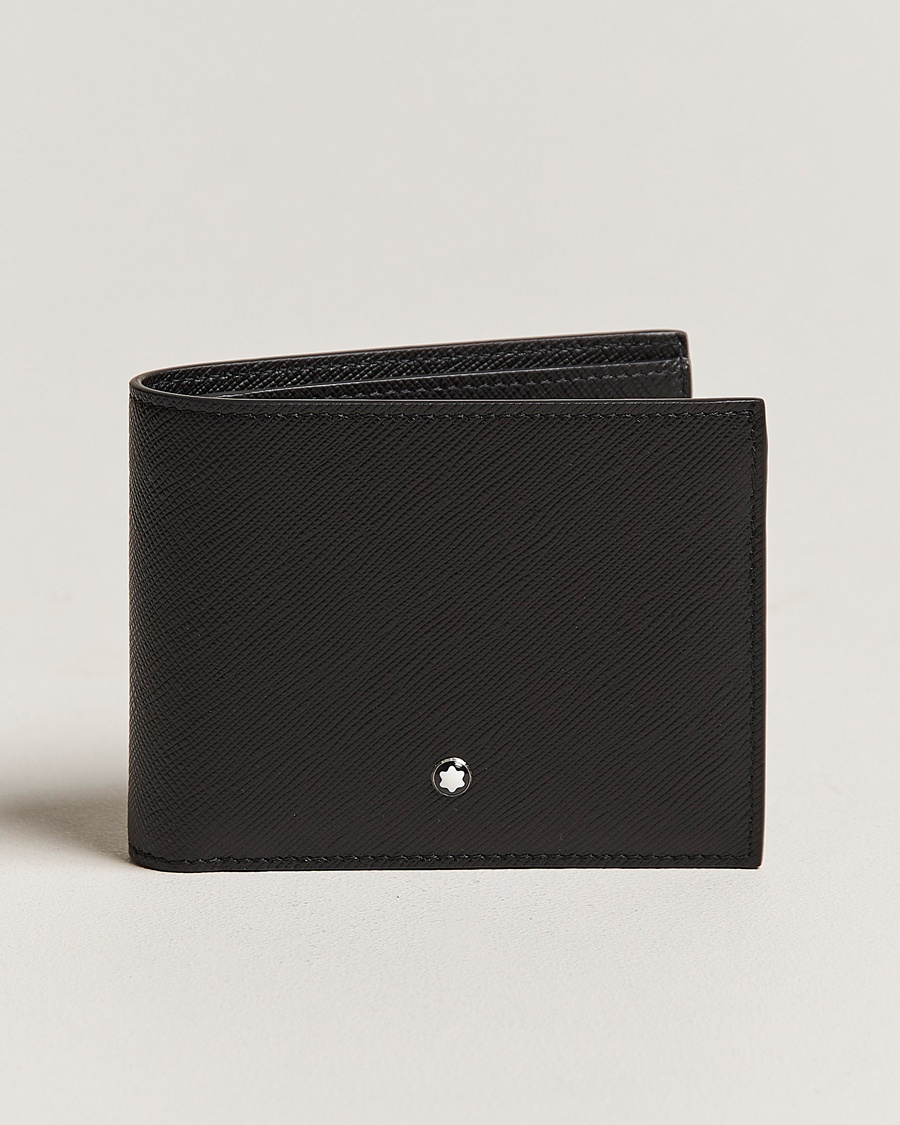 Montblanc Sartorial Wallet 6cc with 2 View Pockets Black – Zwart