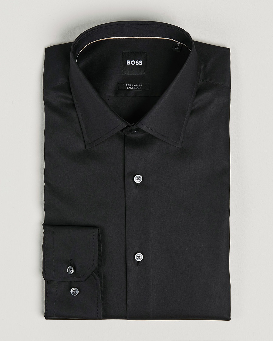 BOSS BLACK Joe Regular Fit Shirt Black – Zwart