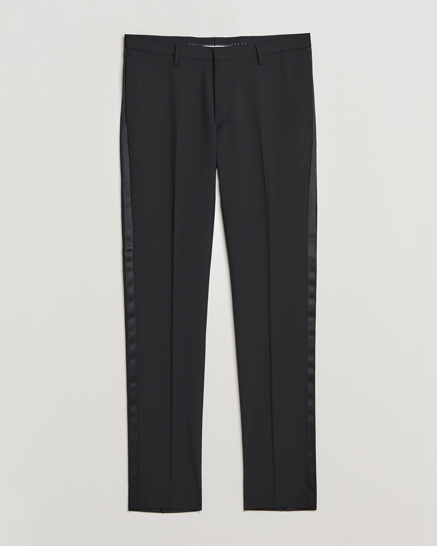 Heren | Zwarte stropdas | Tiger of Sweden | Thulin Tuxedo Trouser Black