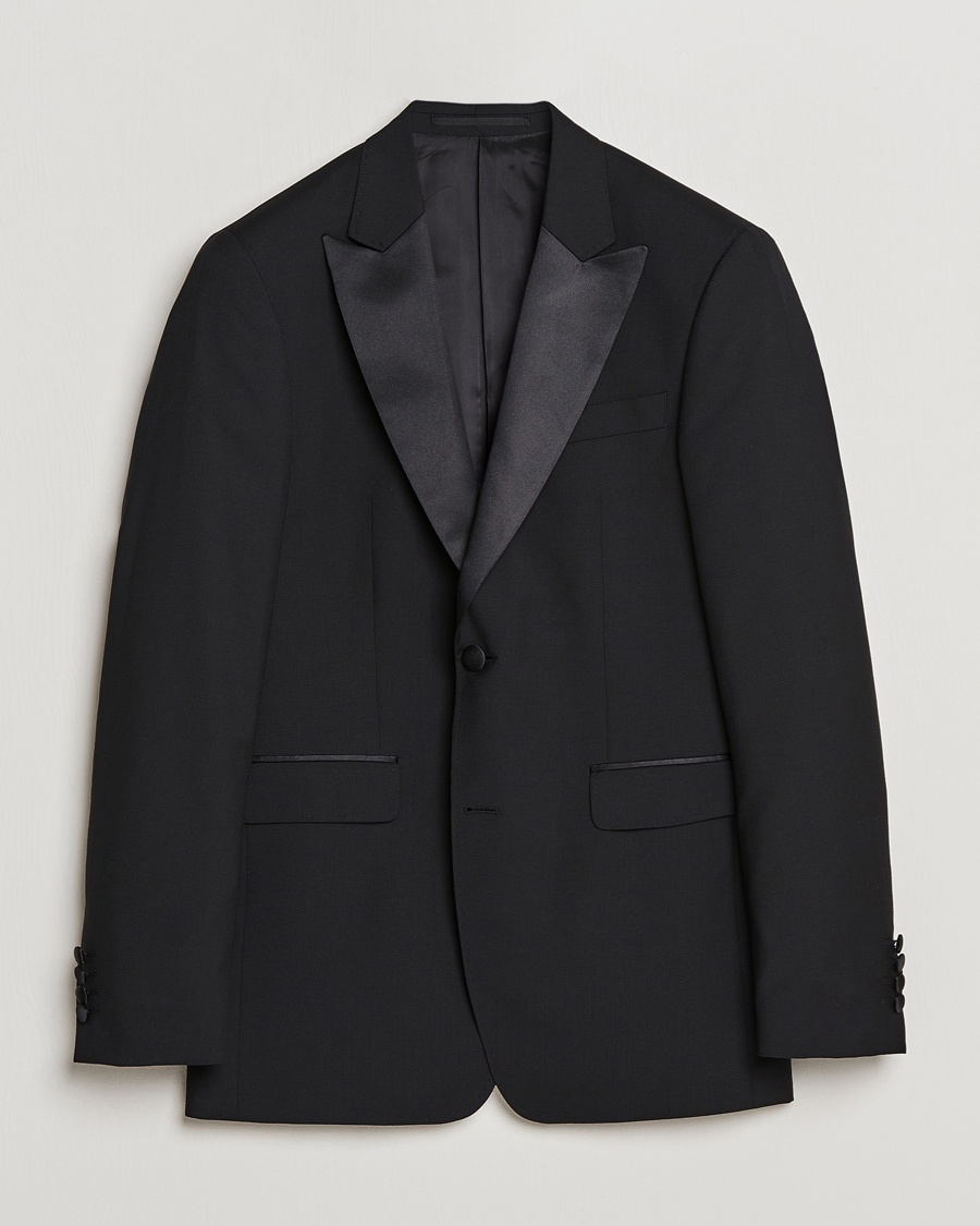 Heren | Zwarte stropdas | Tiger of Sweden | Justin Tuxedo Blazer Black