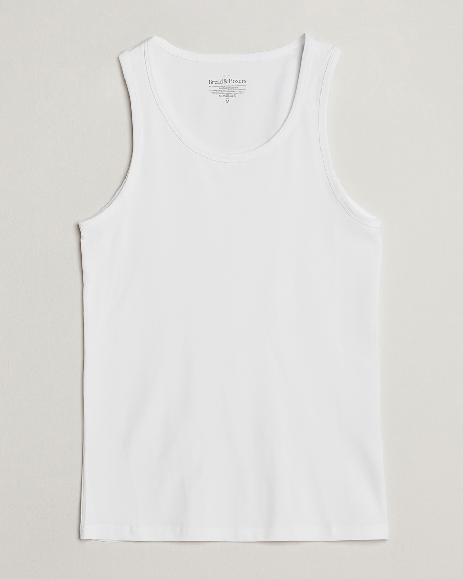 Bread & Boxers 2-Pack Tank Top White – Wit