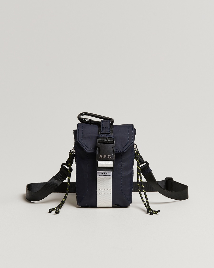 Heren | Schoudertassen | A.P.C. | Trek Crossbody Pouch Dark Navy