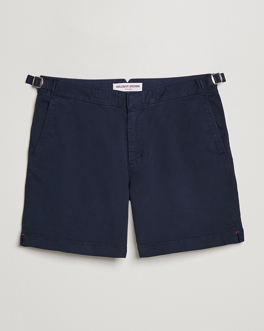 Orlebar Brown Bulldog Cotton Stretch Twill Shorts Dark Navy – Blauw