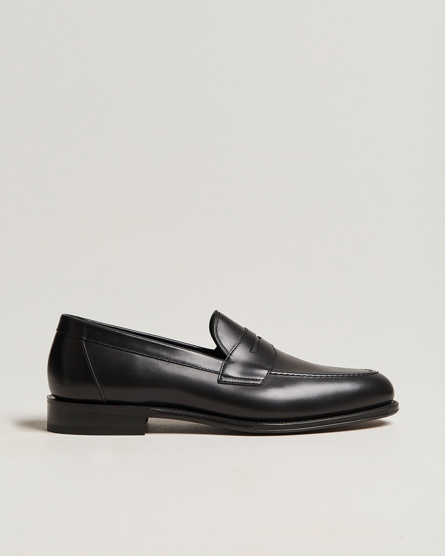 Loake 1880 Hornbeam Eco Penny Loafer Black Calf – Zwart
