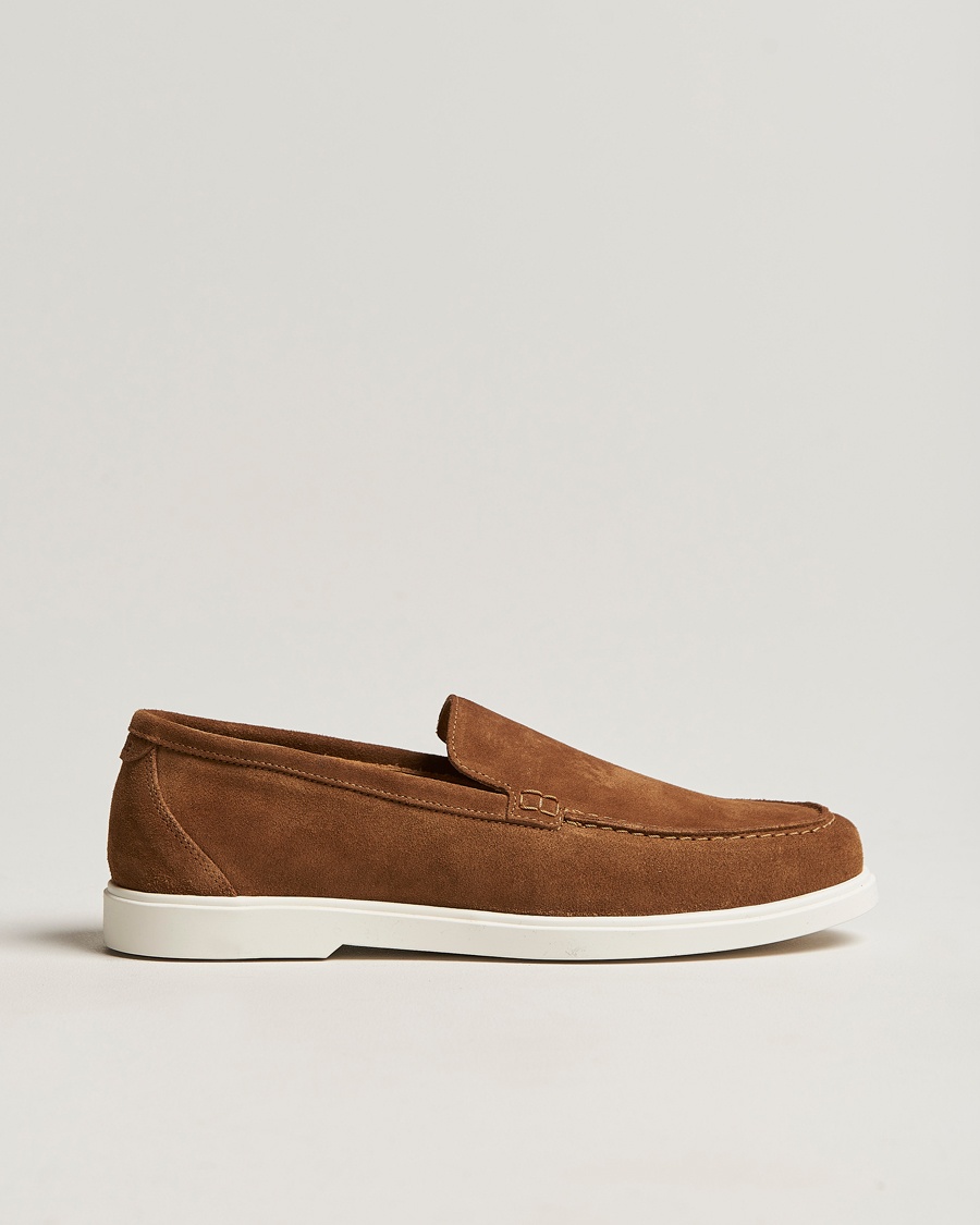 Loake Shoemakers Tuscany Suede Loafer Chestnut – Bruin