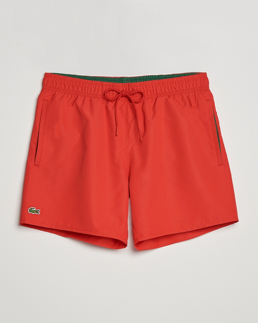 Lacoste Bathingtrunks Red – Rood