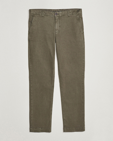 Morris Jeffrey Brushed Chinos Olive – Groen