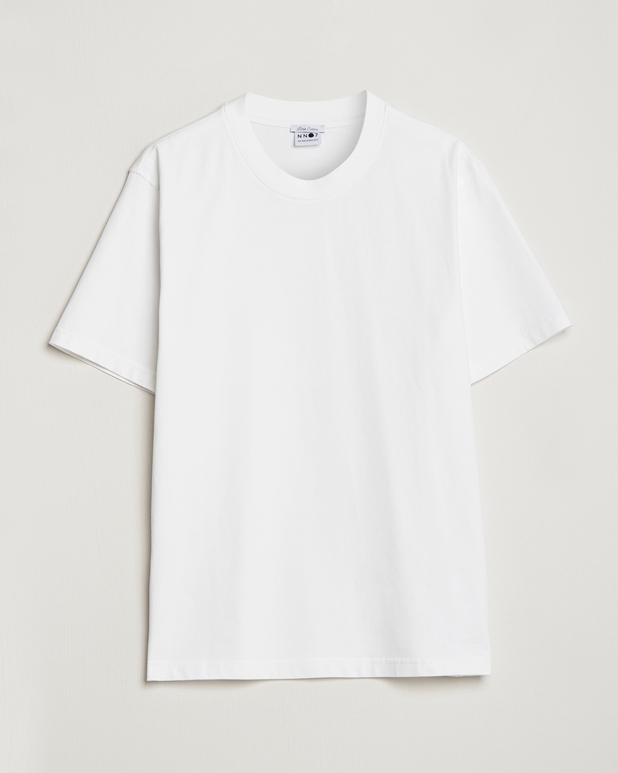 NN07 Adam Pima Crew Neck T-Shirt White – Wit