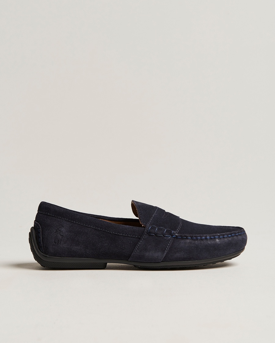 Polo Ralph Lauren Reynold Suede Driving Loafer Hunter Navy – Blauw