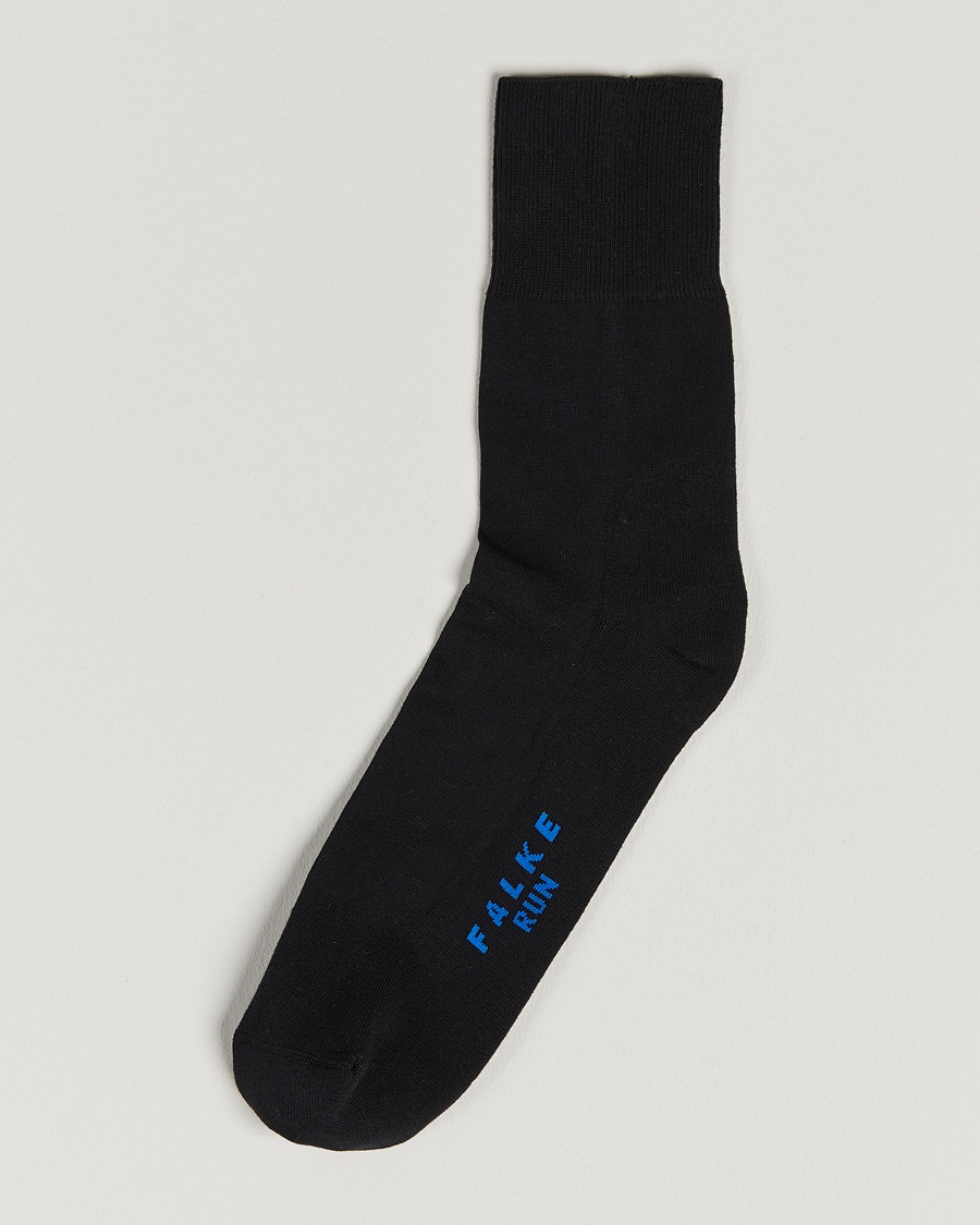 Falke Run Cushioned Sport Sock Black – Zwart