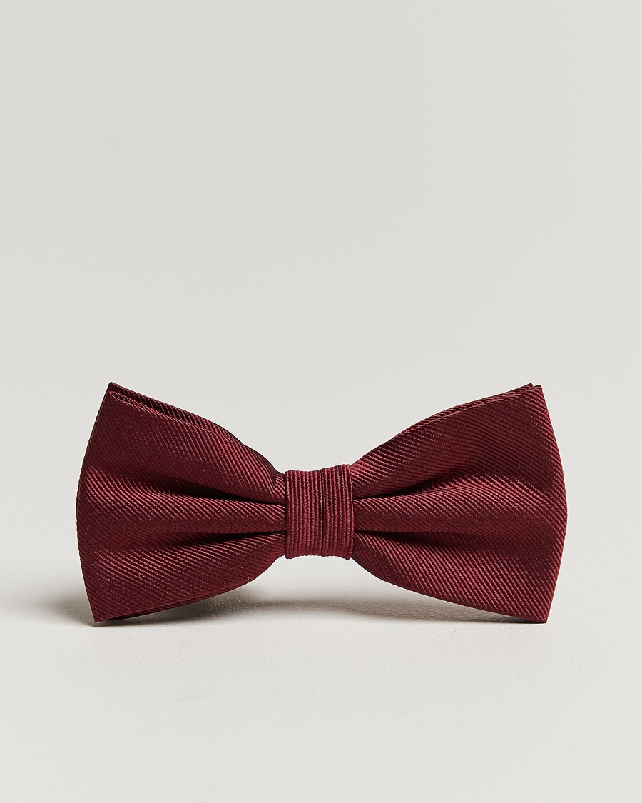 Amanda Christensen Pre Tie Silk Bordeaux – Rood